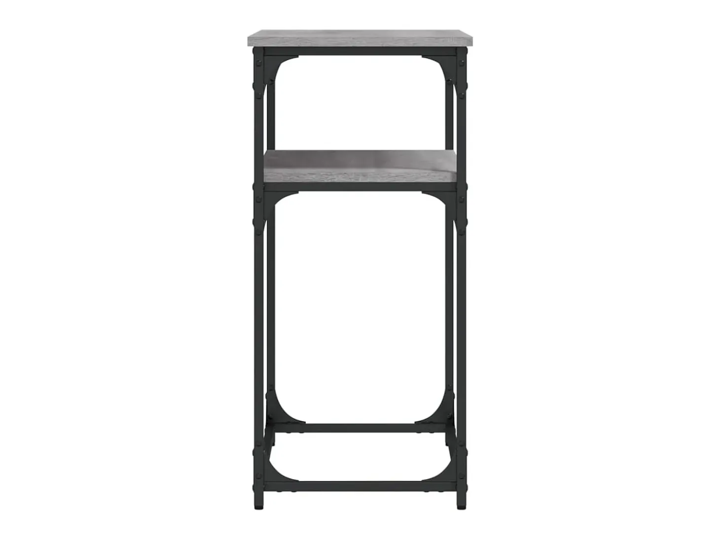 Mesa consola madera de ingeniería gris Sonoma 75x35,5x75 cm ES541400