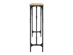 Mesa consola madera de ingeniería roble Sonoma 180x23x75 cm ES296453