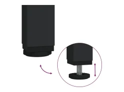 Mesa consola madera de ingeniería roble ahumado 88,5x30x75 cm