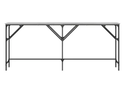 Mesa consola madera de ingeniería gris Sonoma 180x29x75 cm ES884893