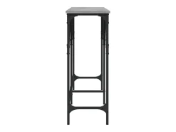Mesa consola madera de ingeniería gris Sonoma 180x29x75 cm ES884893
