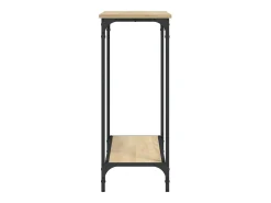 Mesa consola madera de ingeniería roble Sonoma 101x30,5x75 cm ES861523