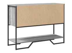 Mesa consola madera de ingeniería gris Sonoma 100x35x74,5 cm