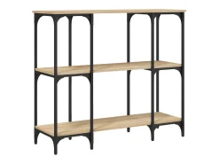 Mesa consola madera de ingeniería roble Sonoma 102x35x90 cm