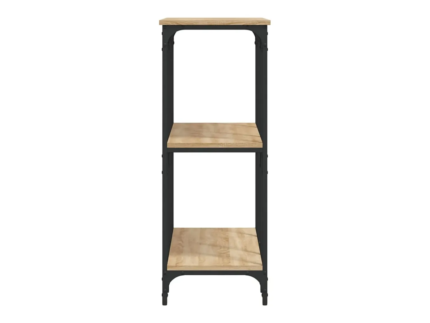 Mesa consola madera de ingeniería roble Sonoma 102x35x90 cm