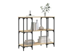 Mesa consola madera de ingeniería roble Sonoma 102x35x90 cm