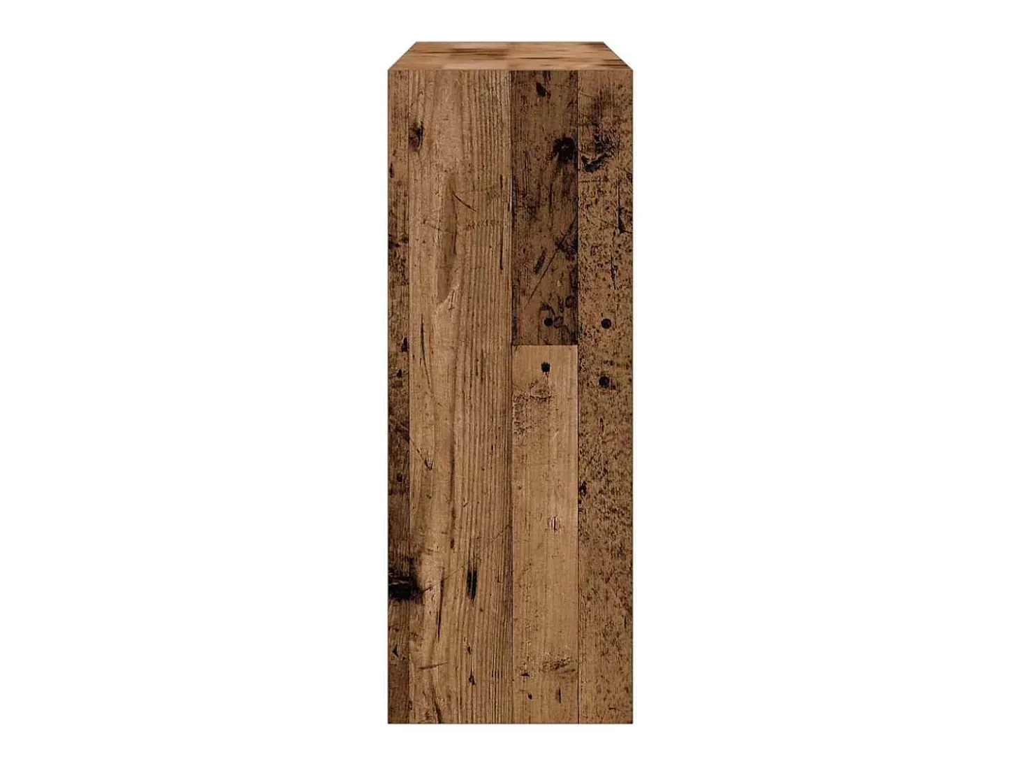 Mesa consola madera de ingeniería envejecida 78x30x80 cm