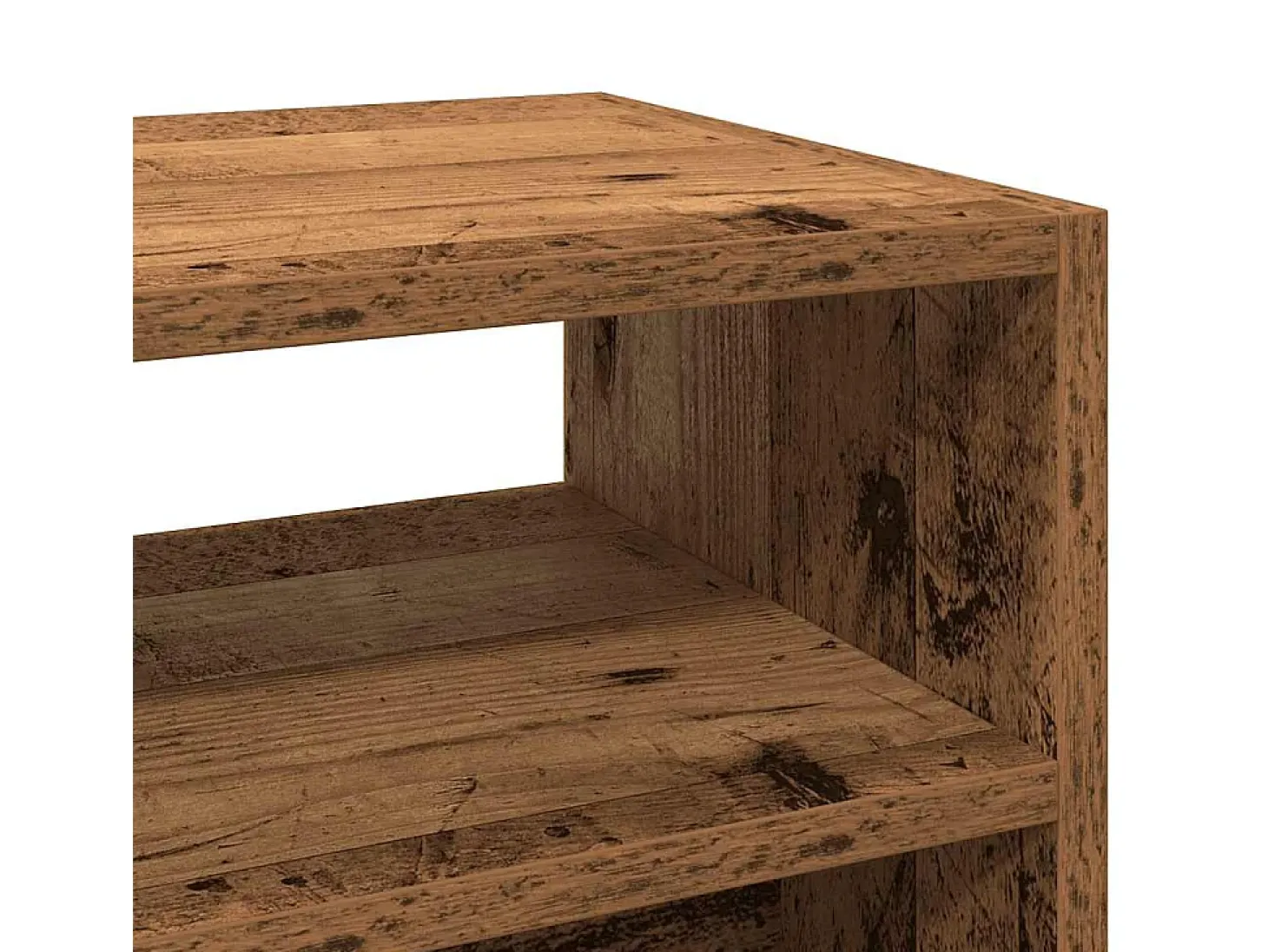 Mesa consola madera de ingeniería envejecida 78x30x80 cm
