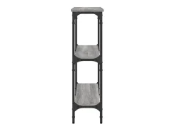 Mesa consola madera de ingeniería gris Sonoma 75x22,5x75 cm