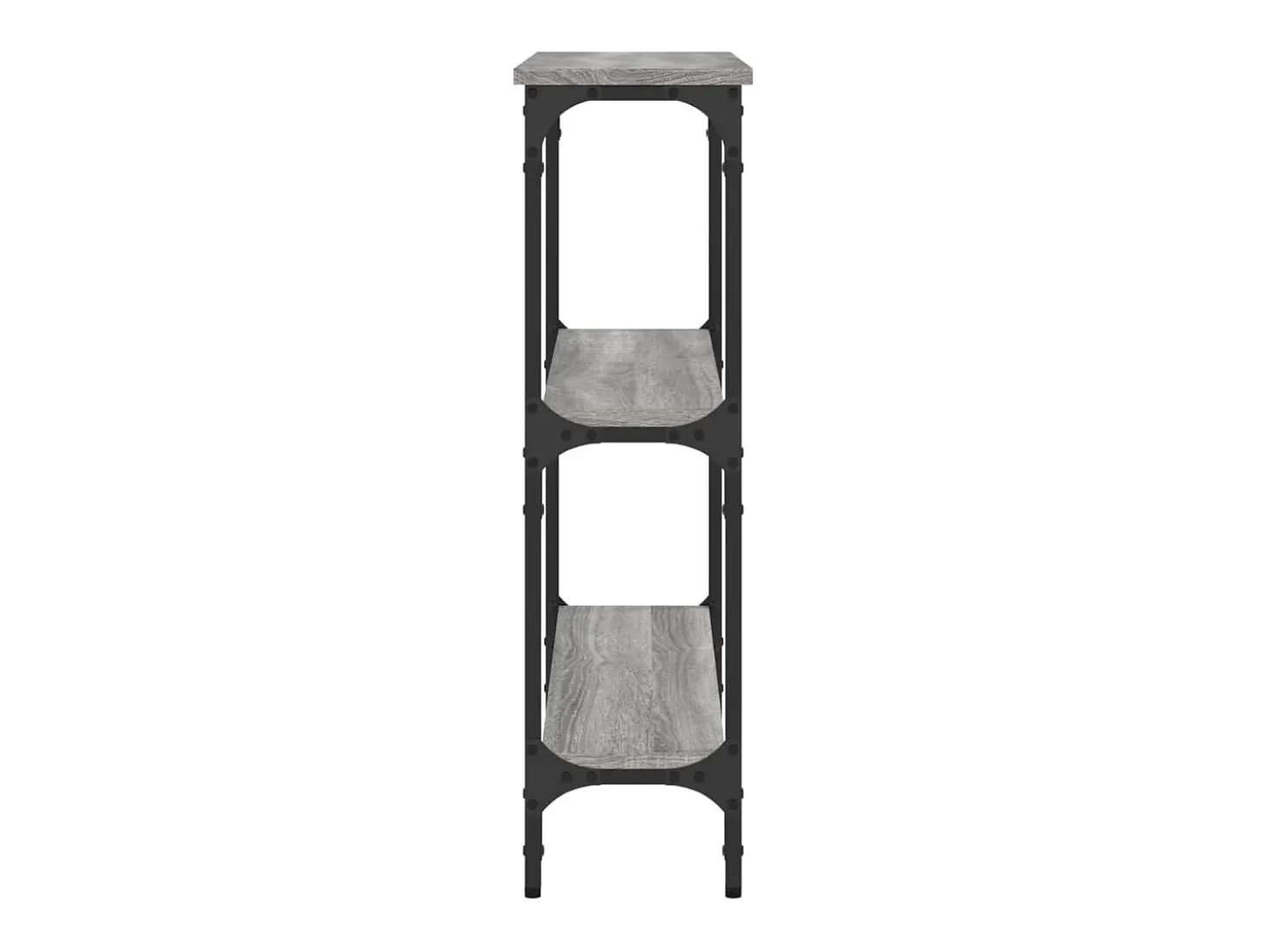Mesa consola madera de ingeniería gris Sonoma 75x22,5x75 cm