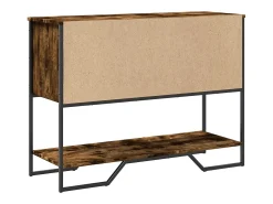 Mesa consola madera de ingeniería roble ahumado 100x35x74,5 cm