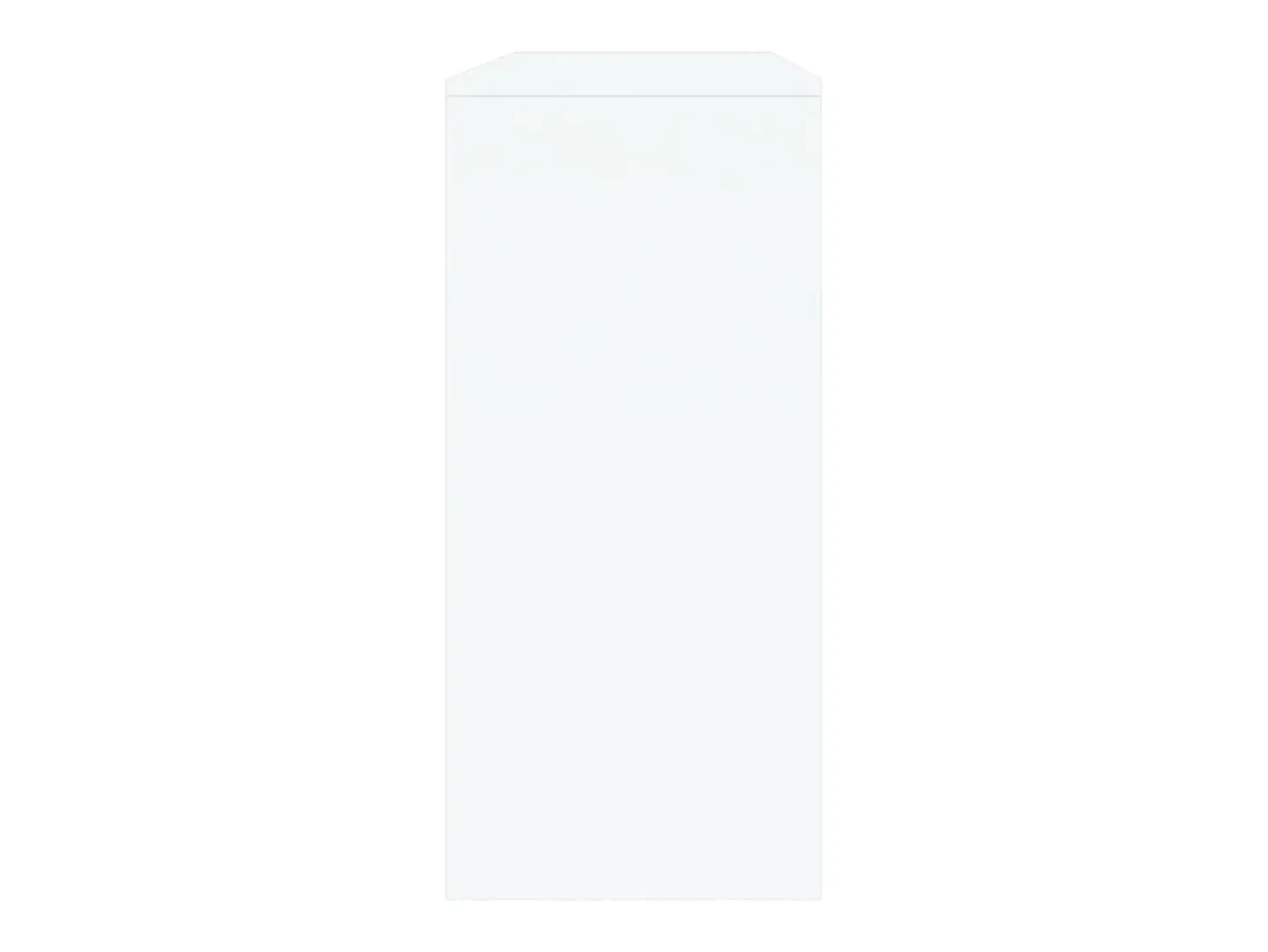 Mesa consola madera de ingeniería blanca 100x35x76,5 cm