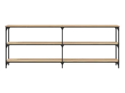 Mesa consola madera de ingeniería roble Sonoma 200x29x75 cm ES979067