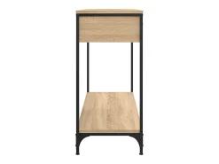 Mesa consola madera de ingeniería roble Sonoma 100x34,5x75 cm