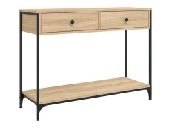 Mesa consola madera de ingeniería roble Sonoma 100x34,5x75 cm