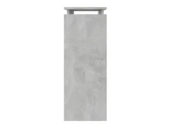 Mesa consola madera de ingeniería gris 80x30x80 cm ES691438
