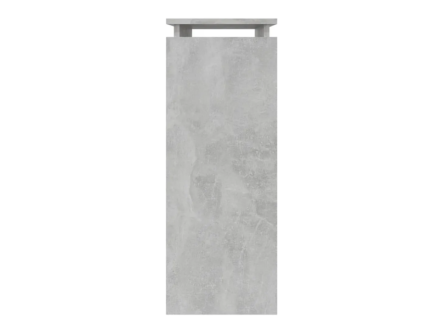 Mesa consola madera de ingeniería gris 80x30x80 cm ES691438