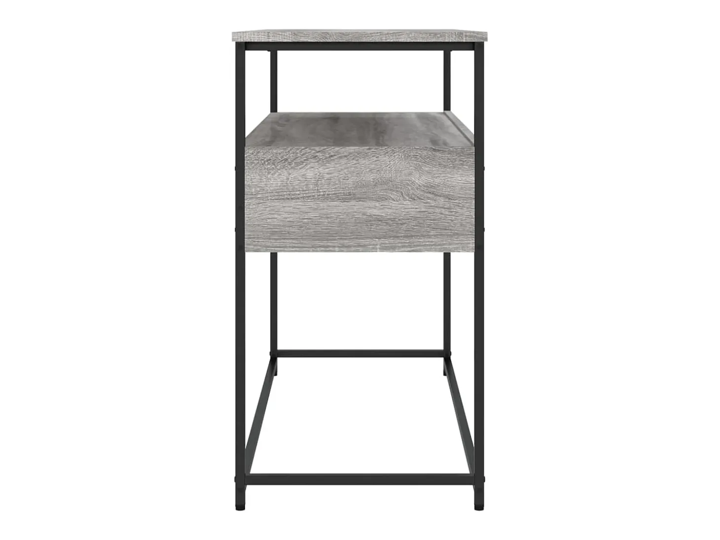 Mesa consola madera de ingeniería gris Sonoma 100x40x75 cm
