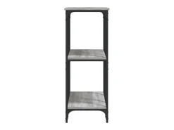 Mesa consola madera de ingeniería gris Sonoma 102x35x90 cm ES613263