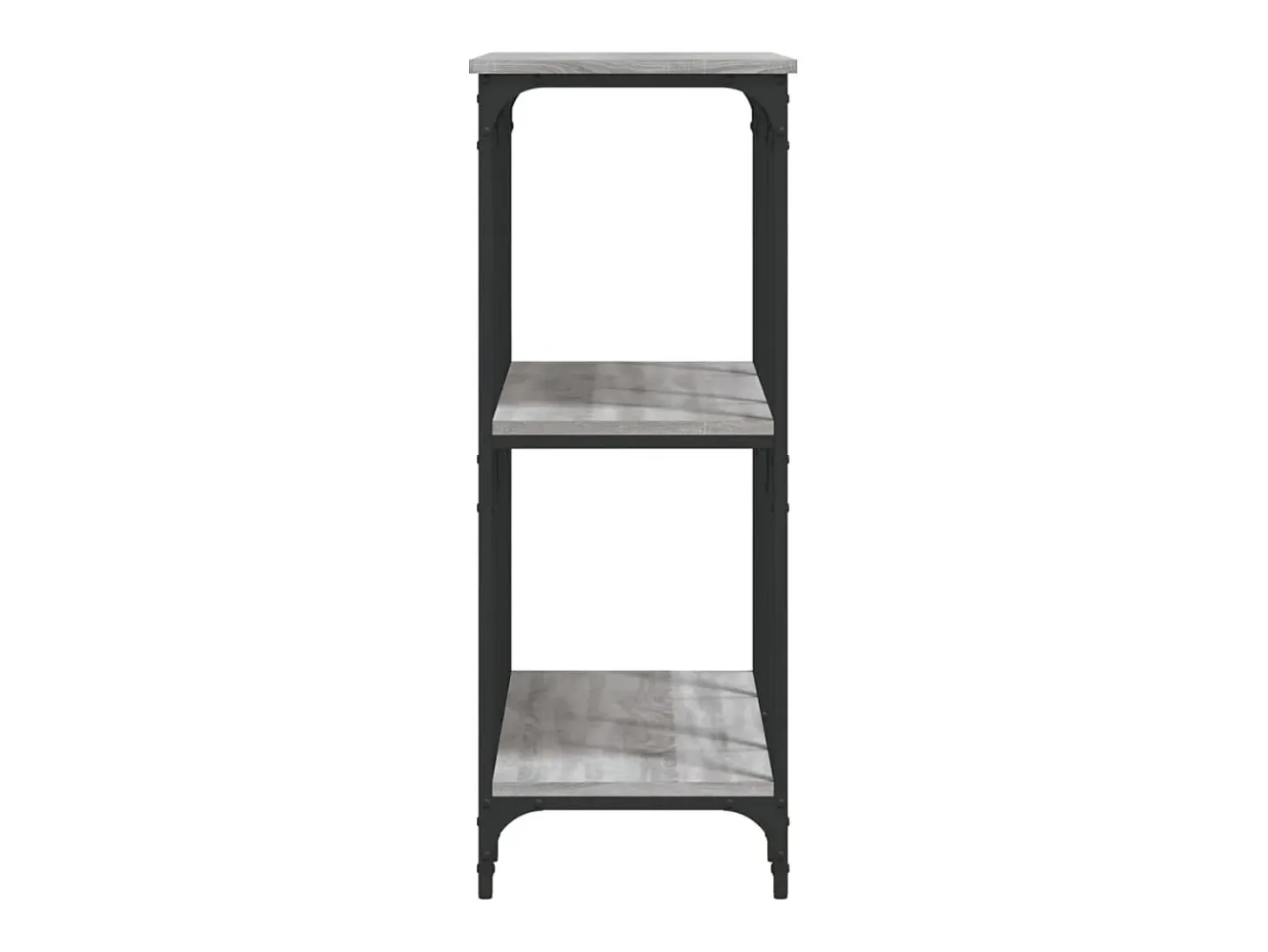 Mesa consola madera de ingeniería gris Sonoma 102x35x90 cm ES613263