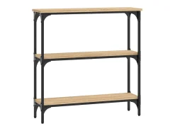 Mesa consola madera de ingeniería roble Sonoma 75x22,5x75 cm ES885170