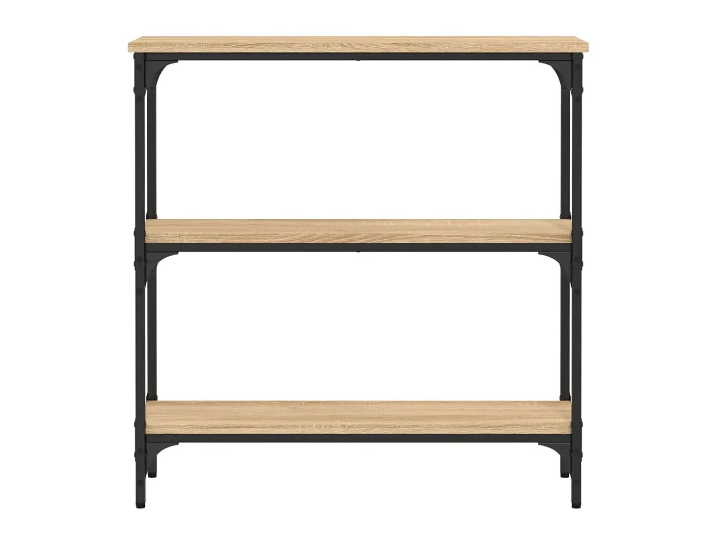Mesa consola madera de ingeniería roble Sonoma 75x22,5x75 cm ES885170