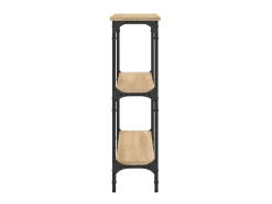 Mesa consola madera de ingeniería roble Sonoma 75x22,5x75 cm ES885170