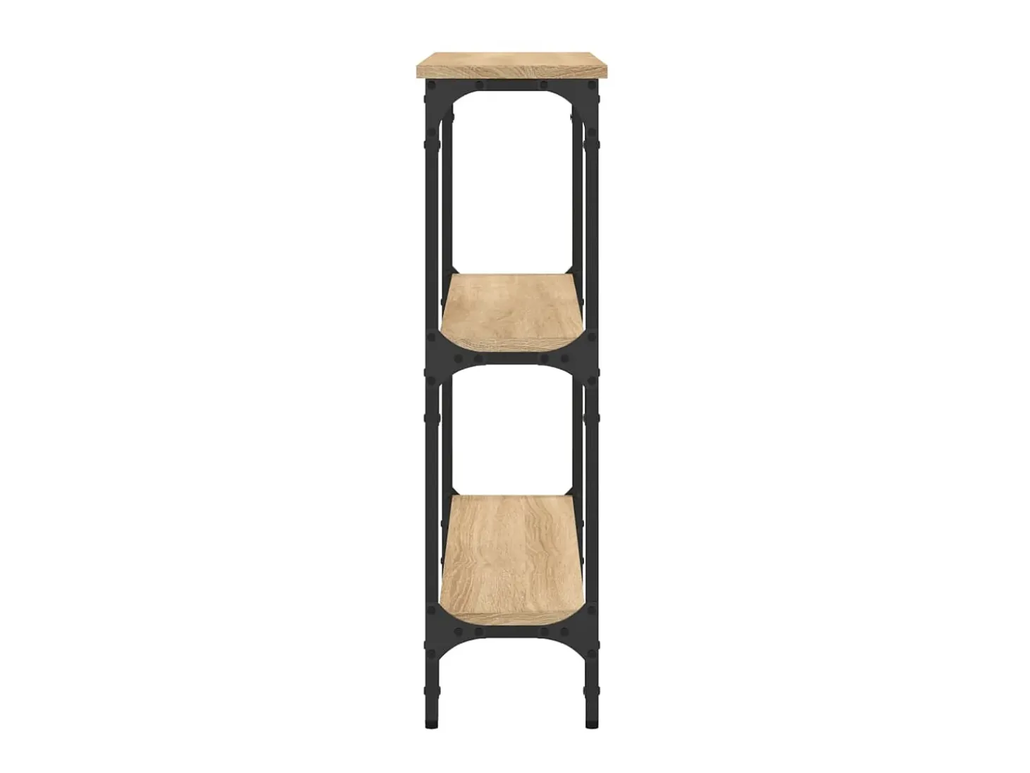 Mesa consola madera de ingeniería roble Sonoma 75x22,5x75 cm ES885170