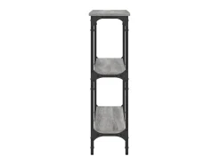 Mesa consola madera de ingeniería gris Sonoma 100x22,5x75 cm ES124899