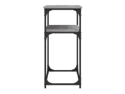 Mesa consola madera de ingeniería gris Sonoma 100x35,5x75 cm ES416692