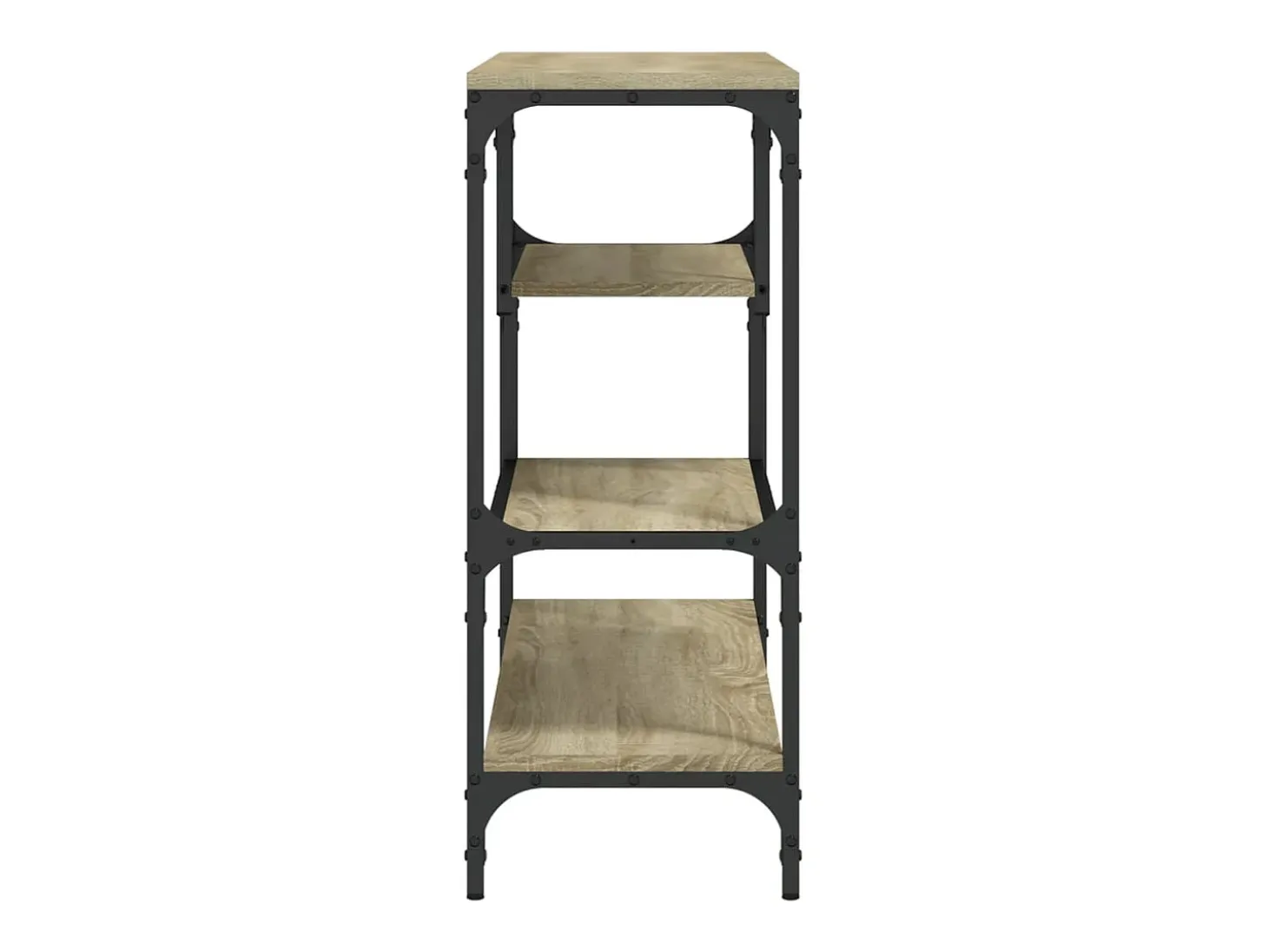 Mesa consola madera de ingeniería roble Sonoma 100x30x75 cm