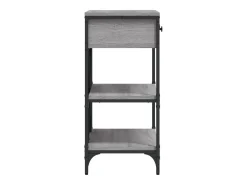 Mesa consola madera de ingeniería gris Sonoma 75x34,5x75 cm