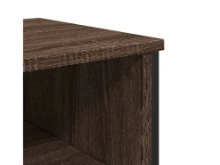 Mesa consola madera de ingeniería marrón roble 100x35x74,5 cm