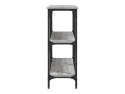 Mesa consola madera de ingeniería gris Sonoma 150x29x75 cm ES145282