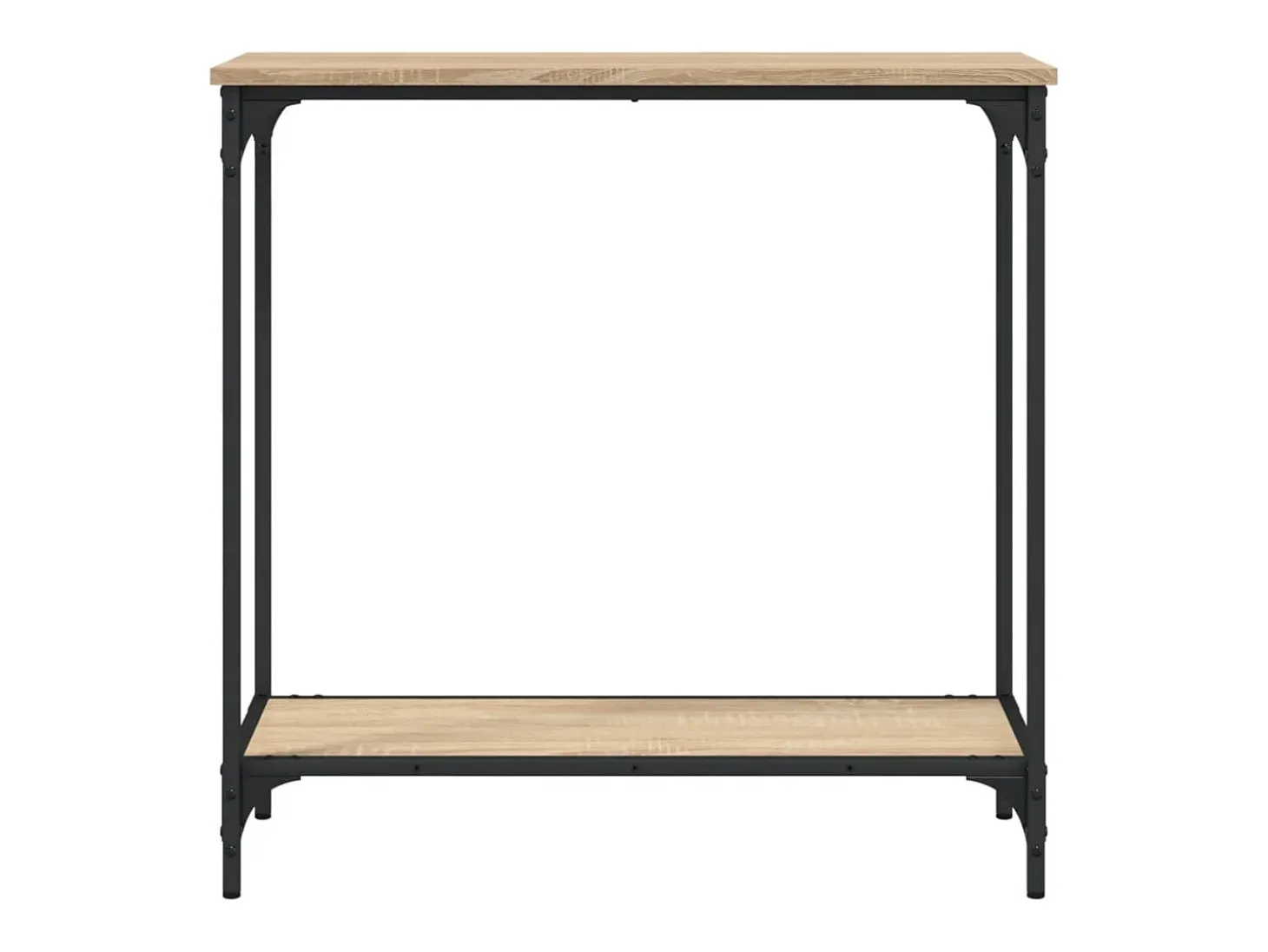 Mesa consola madera de ingeniería roble Sonoma 75x30,5x75 cm