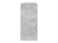 Mesa consola madera de ingeniería gris hormigón 100x35x76,5 cm