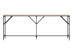 Mesa consola madera de ingeniería roble Sonoma 200x29x75 cm ES580680