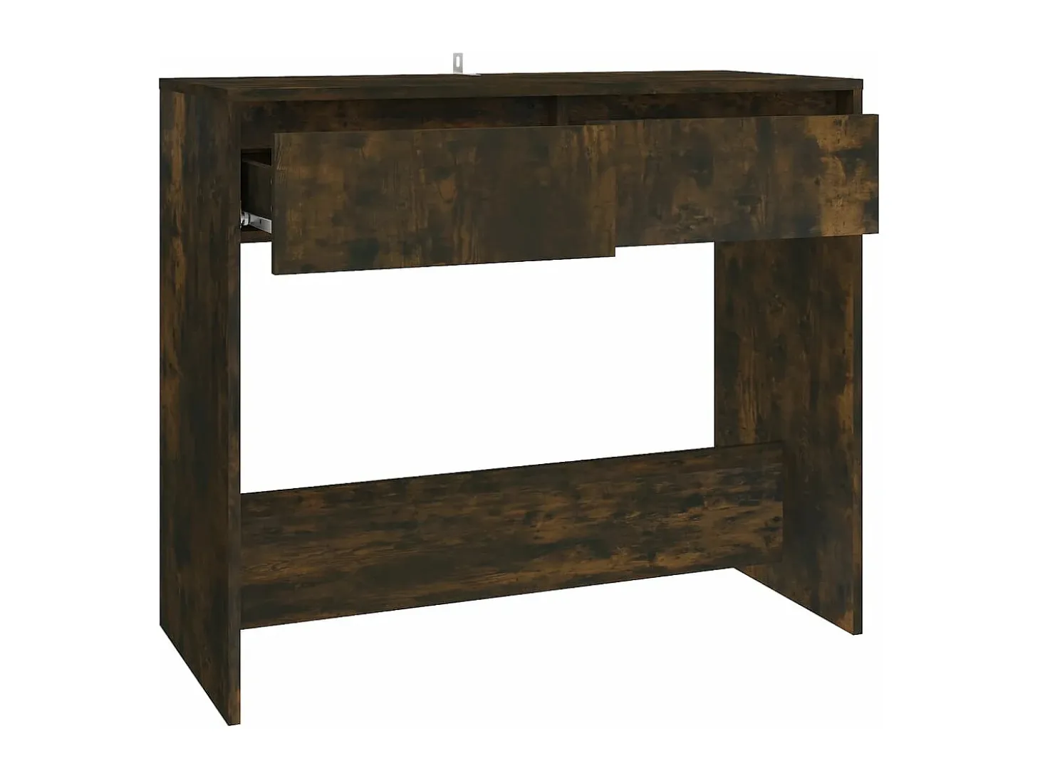 Mesa consola madera de ingeniería roble ahumado 89x41x76,5 cm