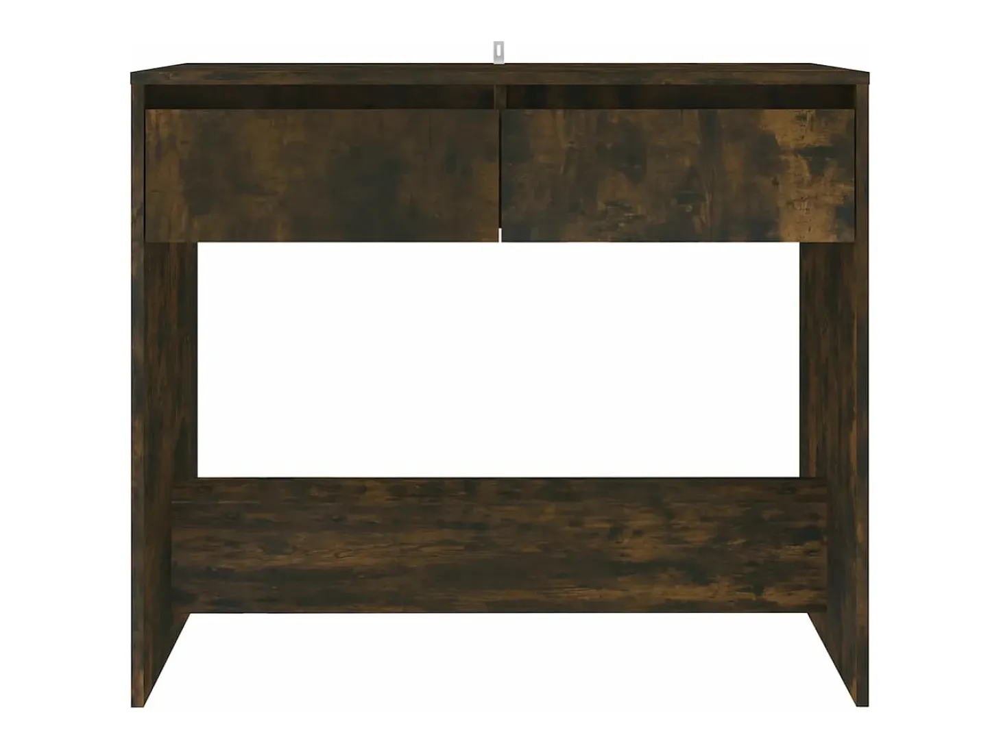 Mesa consola madera de ingeniería roble ahumado 89x41x76,5 cm