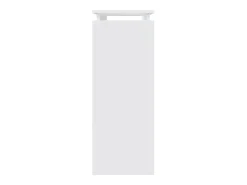 Mesa consola madera de ingeniería blanca 80x30x80 cm ES802873