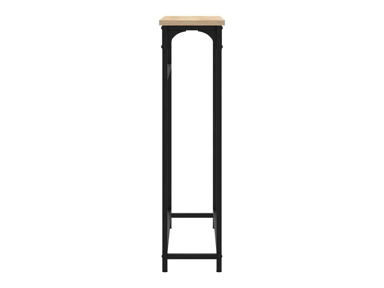 Mesa consola madera de ingeniería roble Sonoma 75x19,5x75 cm ES145140