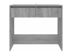Mesa consola madera de ingeniería gris Sonoma 89x41x76,5 cm