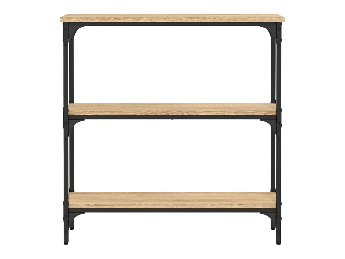 Mesa consola madera de ingeniería roble Sonoma 75x22,5x75 cm