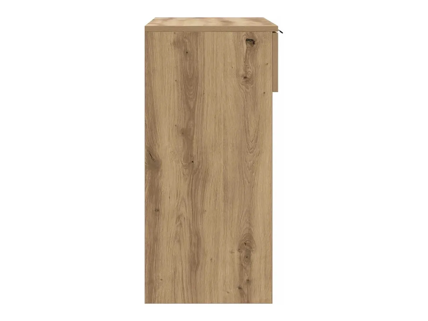 Mesa consola madera de ingeniería roble artesanal 90x36x75 cm