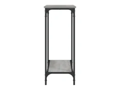 Mesa consola madera de ingeniería gris Sonoma 101x30,5x75 cm