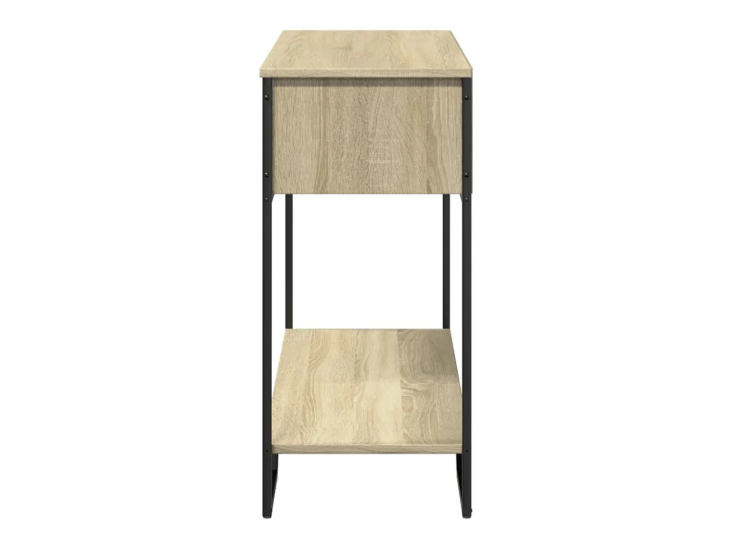 Mesa consola madera de ingeniería roble Sonoma 100x35x74,5 cm