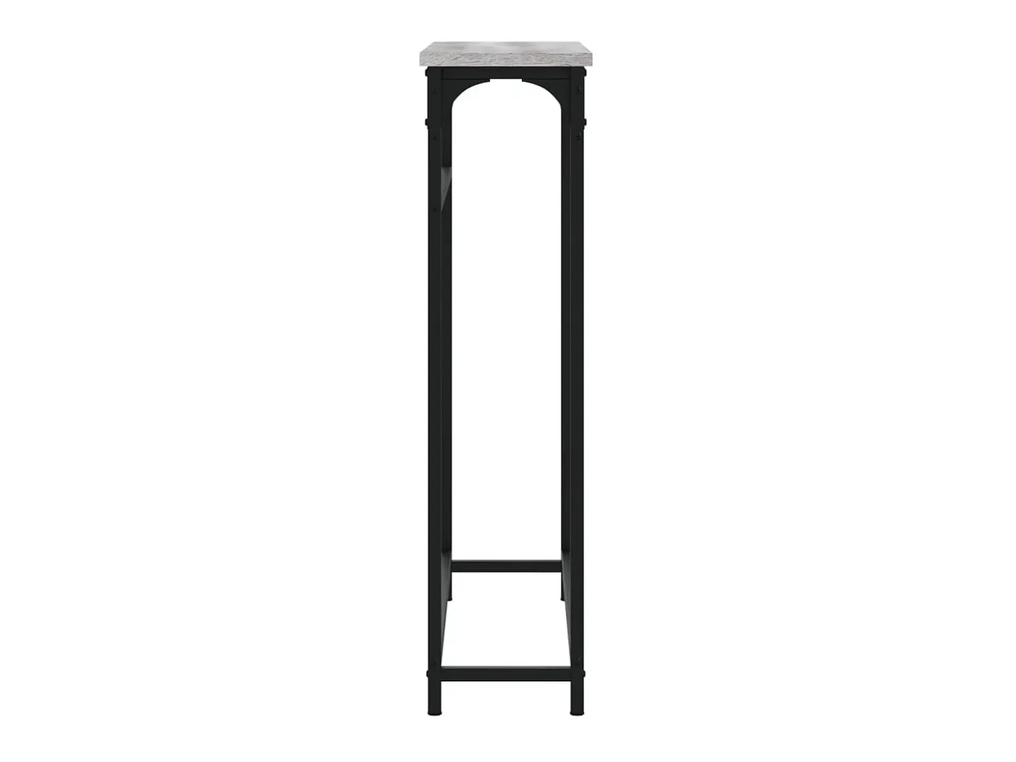 Mesa consola madera de ingeniería gris Sonoma 75x19,5x75 cm ES769322