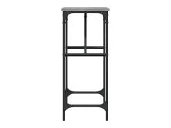 Mesa consola madera de ingeniería gris Sonoma 75x32x75 cm ES135984
