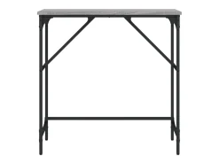 Mesa consola madera de ingeniería gris Sonoma 75x32x75 cm ES135984