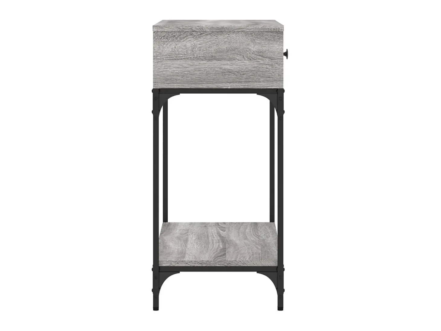 Mesa consola madera de ingeniería gris Sonoma 75x34,5x75 cm ES490183